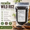 5 LB Grown Organic Long Grain Wild Rice